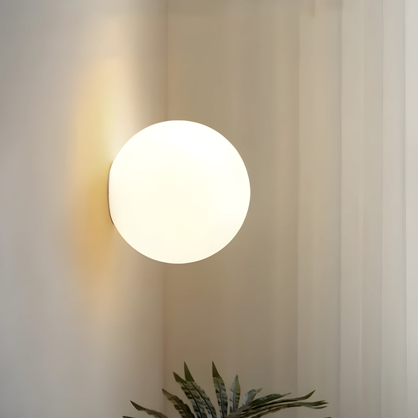 AeroBeam Light - Modern Runde Glas Wandleuchte