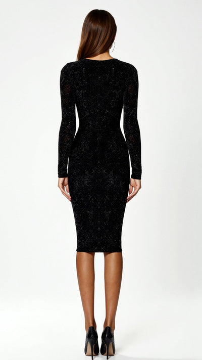 Seraphine Glitzer-Midikleid