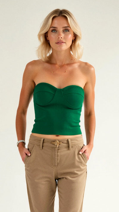 Trägerloses Tanktop „Hermine“