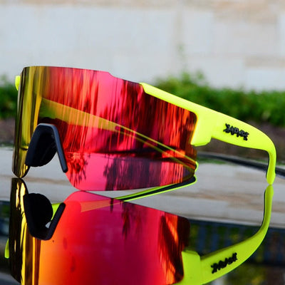 Sportliche Spiegelnde Fahrradsonnenbrille - Veloshade
