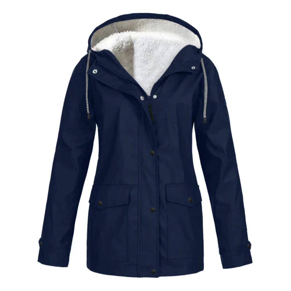 Stylische Regenjacke für Damen | Warme