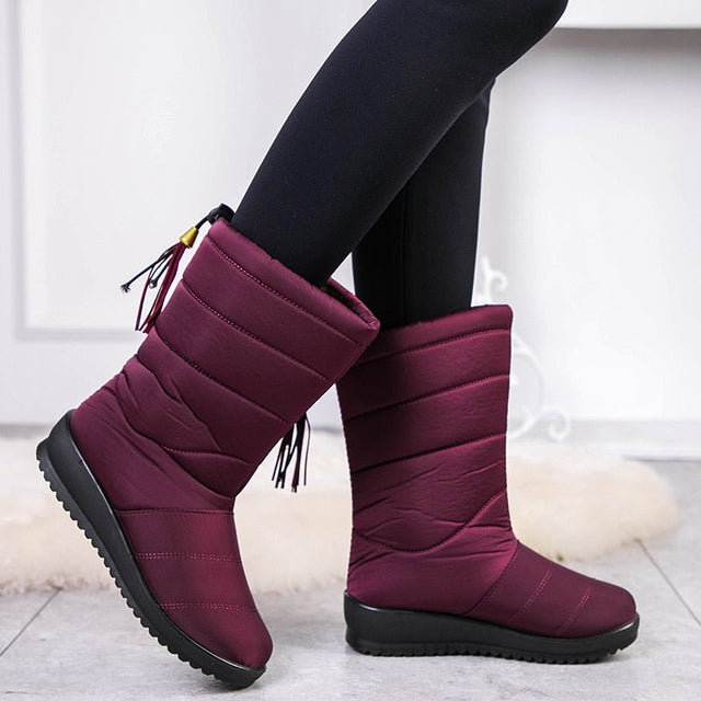Alison - warme leichte winterstiefel für damen