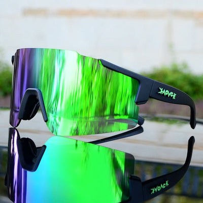 Sportliche Spiegelnde Fahrradsonnenbrille - Veloshade