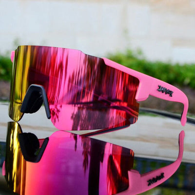 Sportliche Spiegelnde Fahrradsonnenbrille - Veloshade