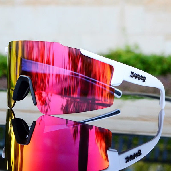 Sportliche Spiegelnde Fahrradsonnenbrille - Veloshade