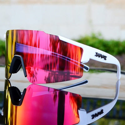 Sportliche Spiegelnde Fahrradsonnenbrille - Veloshade