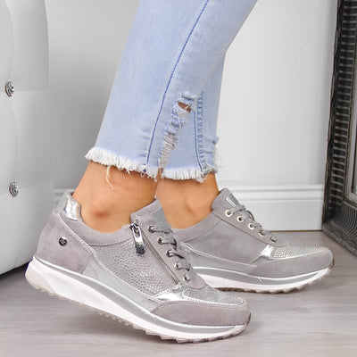 Shannon - Modische Damenschuhe mit Reißverschluss