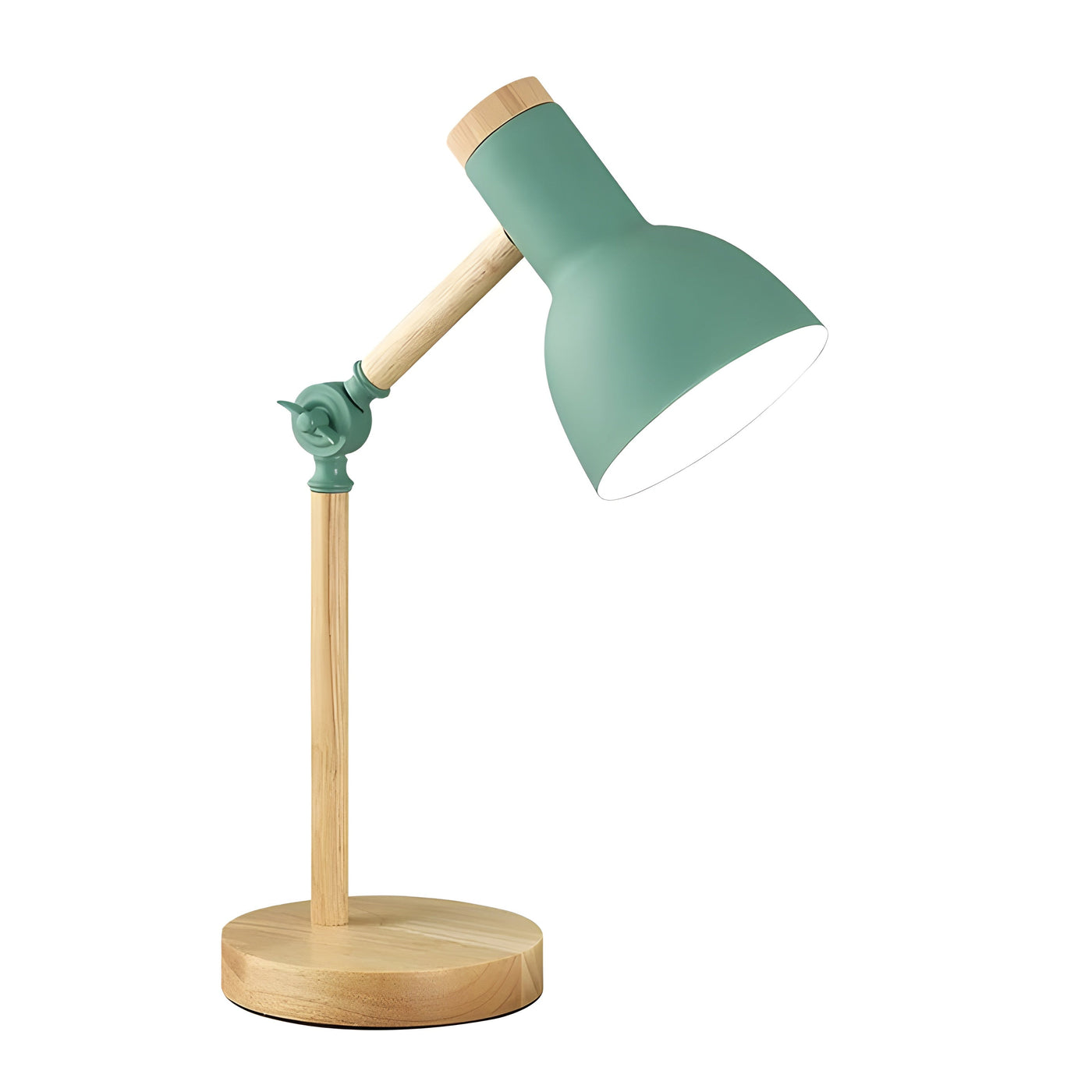 SwivelScandi Lamp - Kreative LED-Schreibtischlampe aus Holz