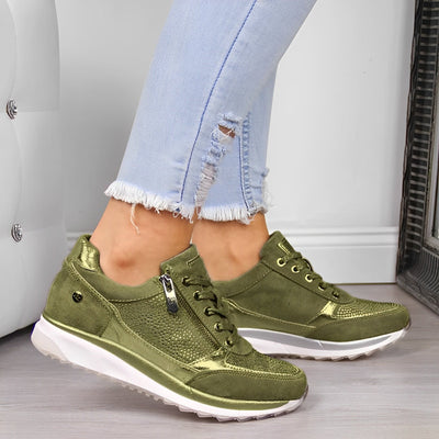 Shannon - Modische Damenschuhe mit Reißverschluss