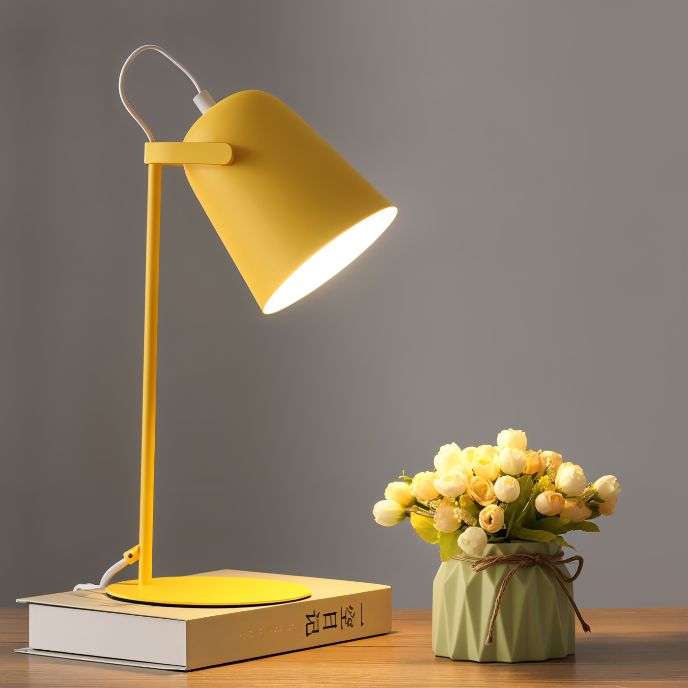StudyGlow Lamp – Nordische Macaron-Tischlampe mit Augenschutz