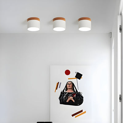 TimberBeam Light - Vintage LED-Zylinder-Deckenleuchte