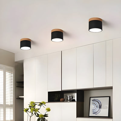 TimberBeam Light - Vintage LED-Zylinder-Deckenleuchte