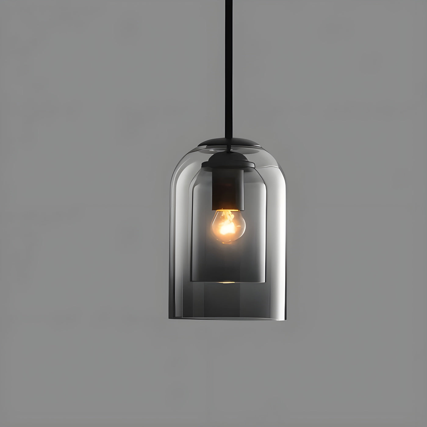 SkyGleam Light - Moderne Doppelglas-Pendelleuchte