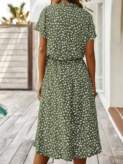 Vexana - Luftiges Sommerkleid Damen mit Druck Elegant