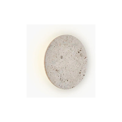 VintageRock Light - Vintage Runde Stein LED Wandleuchte