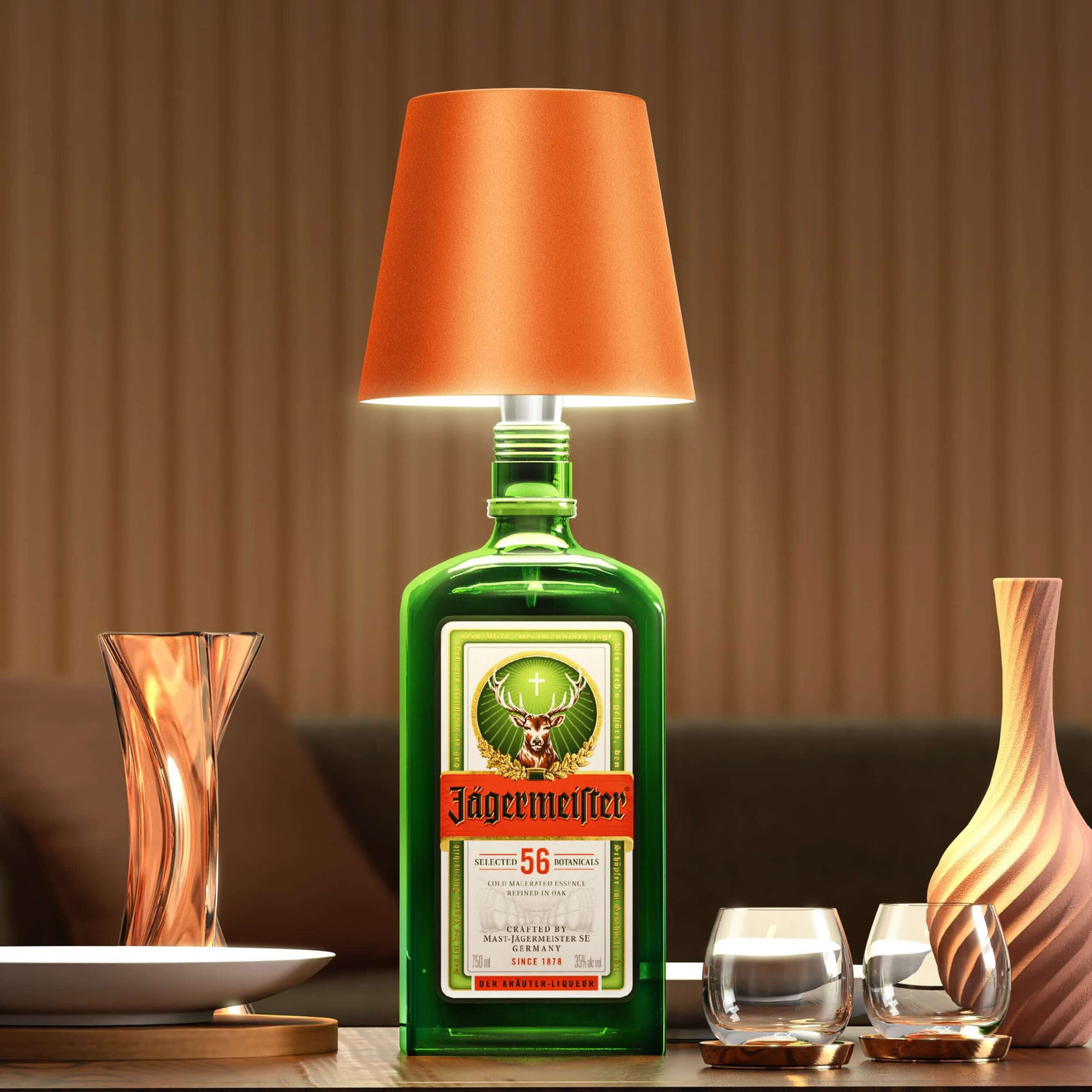Wiederaufladbare LED-Flaschenlampe – LumoBottle
