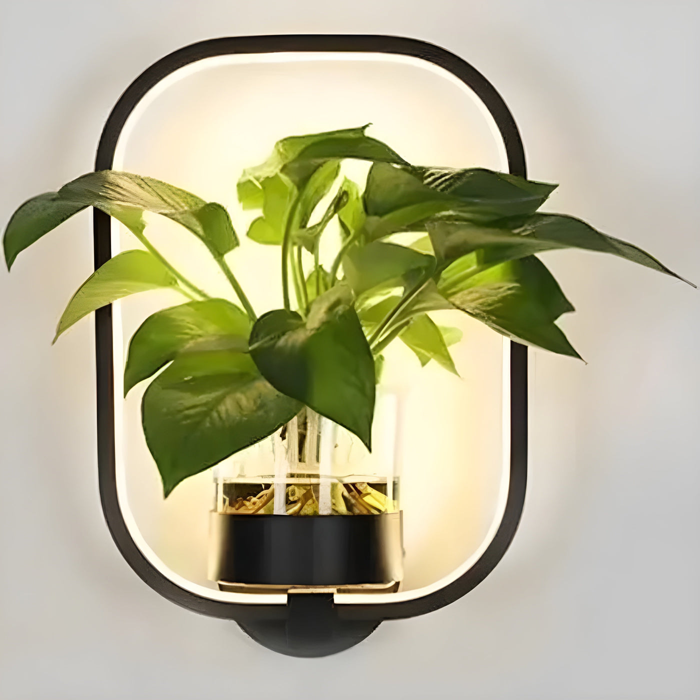 AisleBloom Light - Nordische Pflanzen-LED-Wandleuchte
