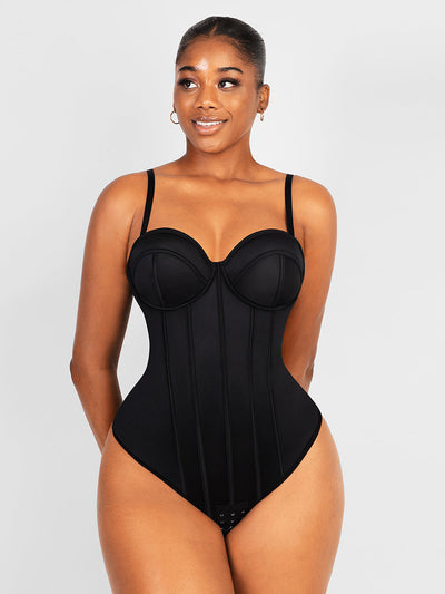 Shapewear Bauchweg-Korsett-Tanga-Body