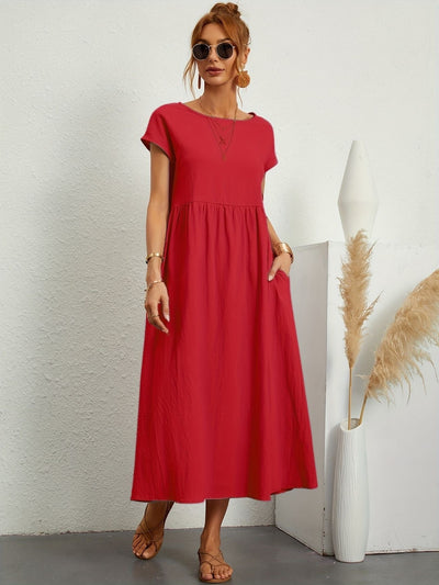 Greta - Lässiges Leinenkleid