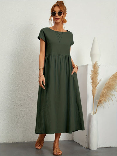 Greta - Lässiges Leinenkleid