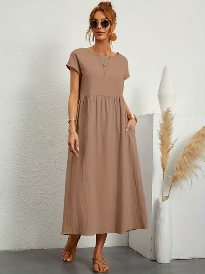 Greta - Lässiges Leinenkleid