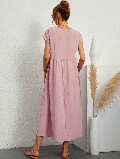 Greta - Lässiges Leinenkleid