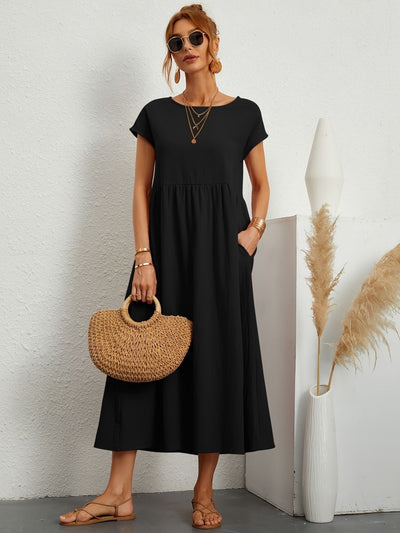 Greta - Lässiges Leinenkleid