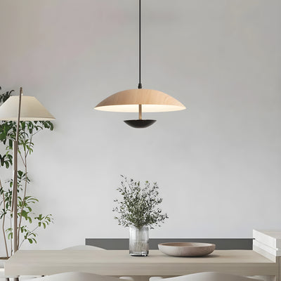 WoodChic Light - Nordische Japanische LED-Pendelleuchte
