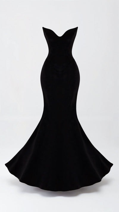 Trägerloses Maxikleid Melisande