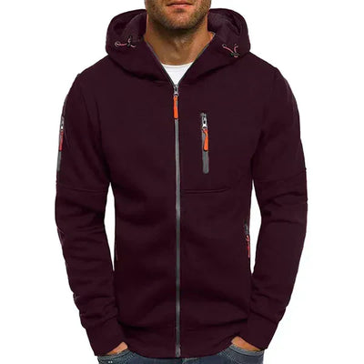 Oliver - stilvolle tech-fleece-jacke für herren