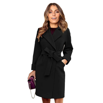 Nola - herbst-winter trenchcoat lange jacke