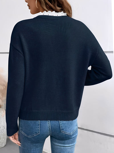 Vera - elegante Bluse mit Spitzendetails
