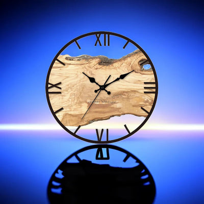 Transparente Wanduhr – Glimmor