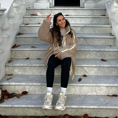 Maxine | Teddyjacke mit Reißverschluss