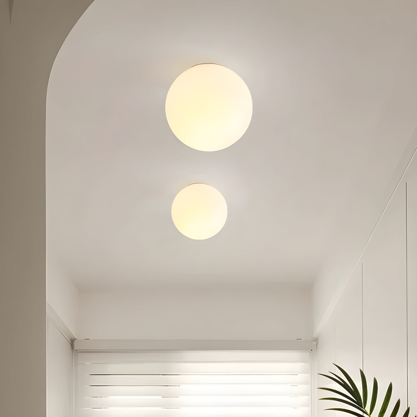 AeroBeam Light - Modern Runde Glas Wandleuchte