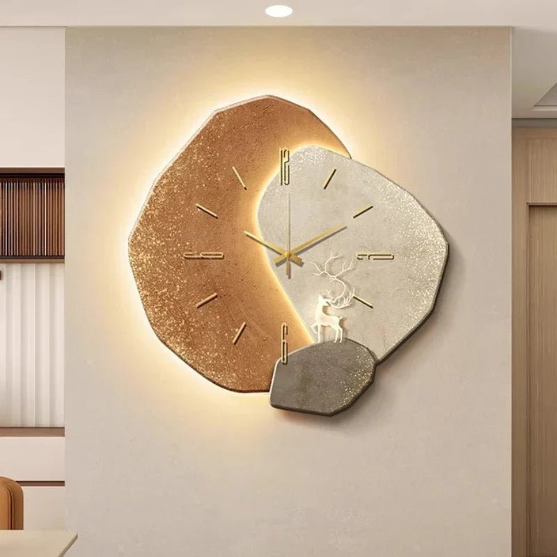 Minimalistische Wanduhr im skandinavischen Design - NordiqTime