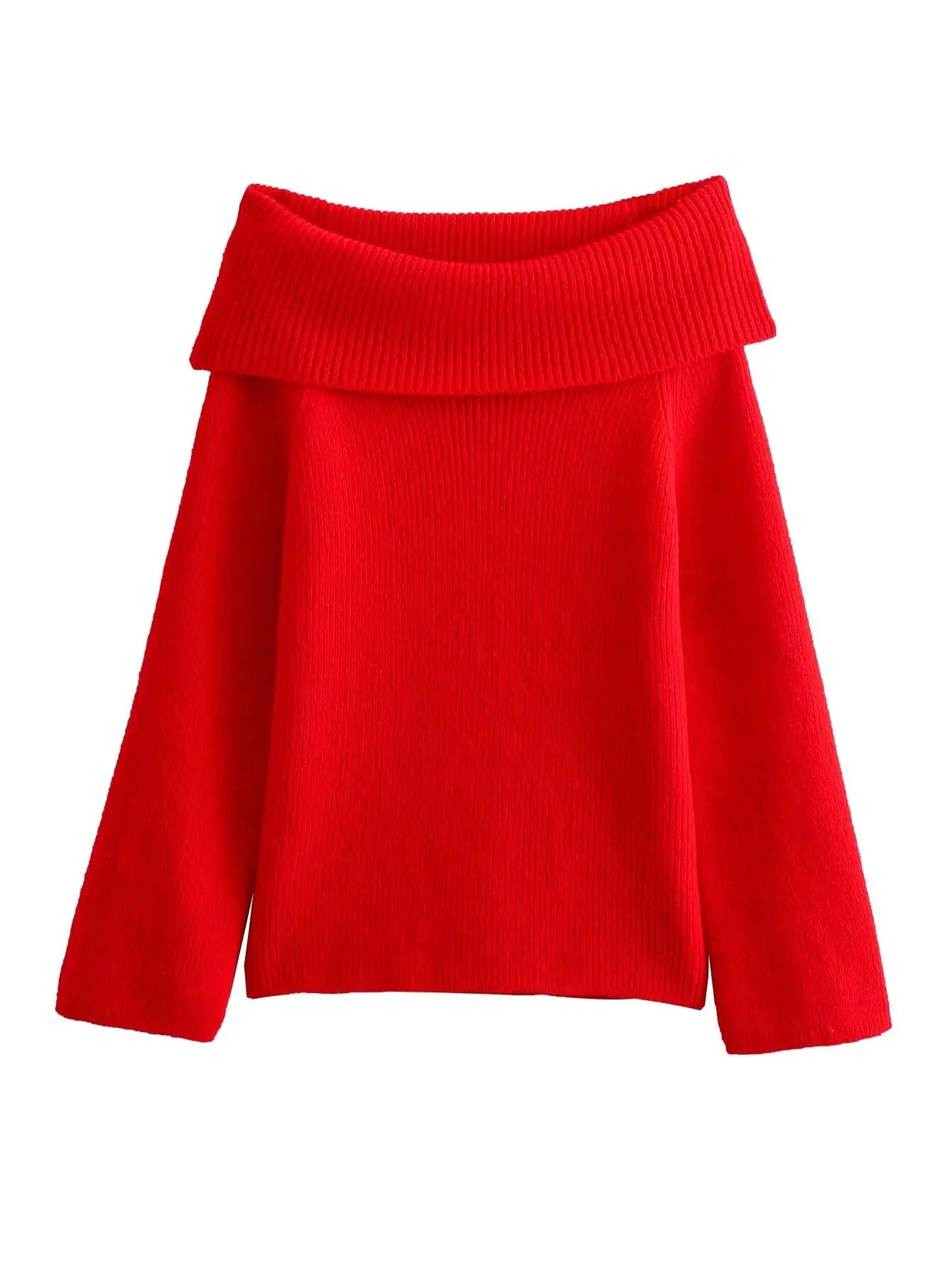 Kiondra | Strickpullover mit Off-Shoulder-Ausschnitt