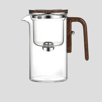 TranquilSip Teekanne – Magnetischer Schalter Filterglas-Teekanne