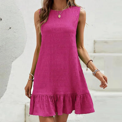 Isabella™ - Sommerliches ärmelloses Minikleid mit Rüschen