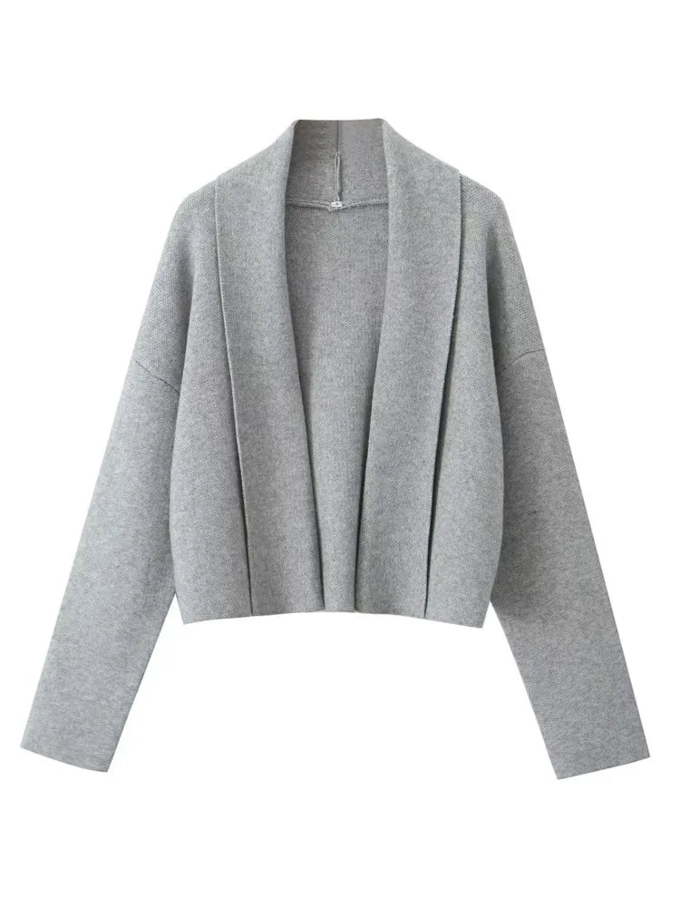 Vicenta® | Strickjacke mit Schalkragen