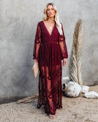 Stuttgart | Premium Spitzen-Damenkleid