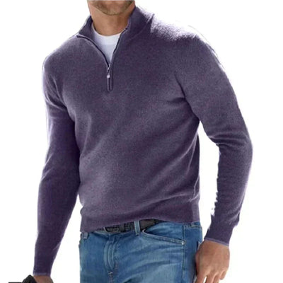 Tom Polo – stylischer reißverschlusspullover für herren (italienisches design)