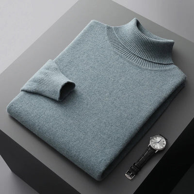 Adam - Klassischer Merino-Rollkragenpullover