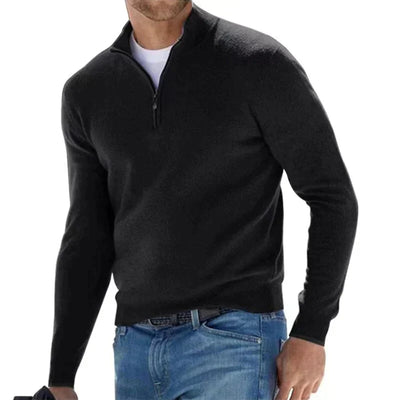 Tom Polo – stylischer reißverschlusspullover für herren (italienisches design)