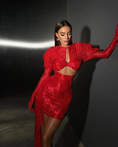 Zayla™ | Auffälliges Spitzenkleid