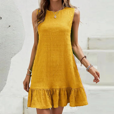 Isabella™ - Sommerliches ärmelloses Minikleid mit Rüschen