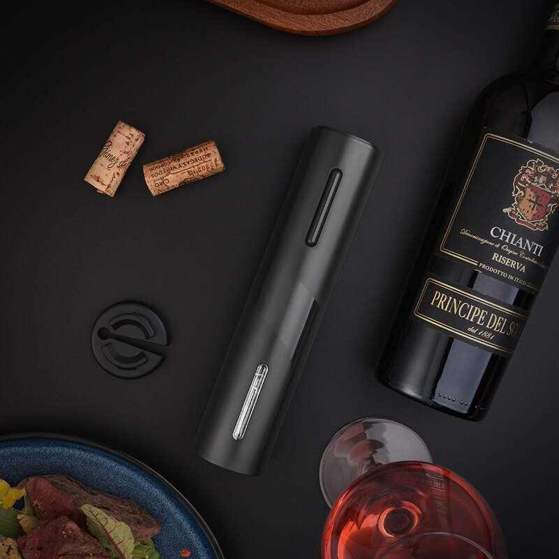 VinoLift Elektrisches Weinöffnerset – Mühelose Korkentfernung
