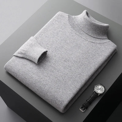 Adam - Klassischer Merino-Rollkragenpullover