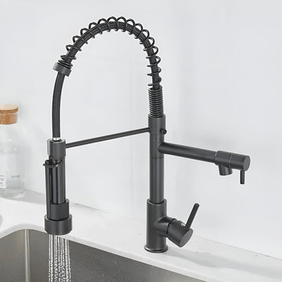 TwinStream Wasserhahn - Doppelter Auslauf Küchenarmatur