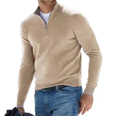 Tom Polo – stylischer reißverschlusspullover für herren (italienisches design)